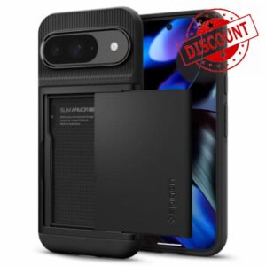 Spigen Slim Armor CS Designed for Pixel 9 Case/Pixel 9 Pro Case (2024) [Hard Shell] [Military-Grade Protection] - Black