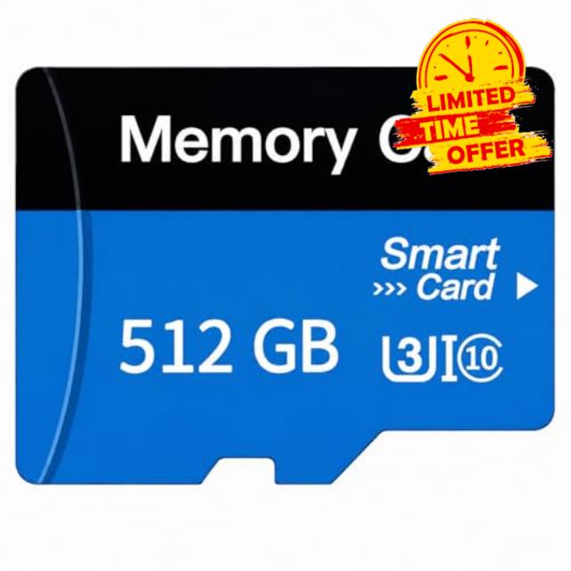 TF SD Card 512GB with Adapter