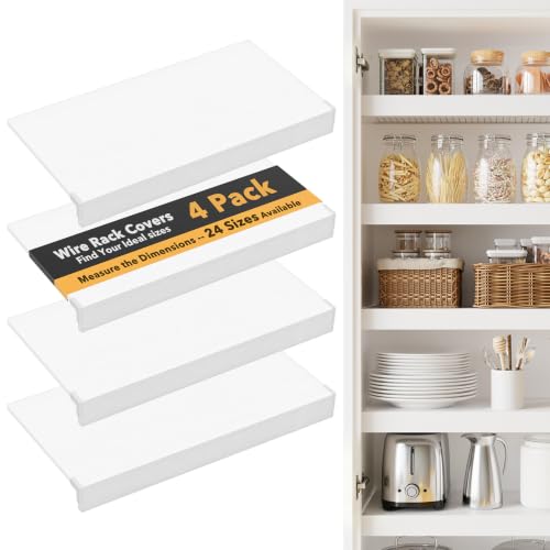 PVC Wire Rack Cover for Pantry and Closet Shelving