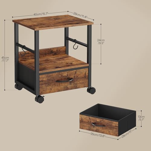Printer Cart with Storage