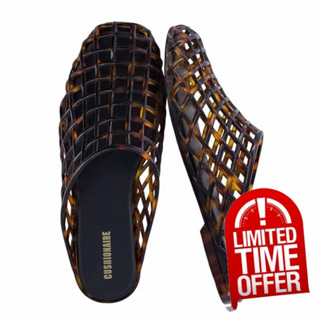 CUSHIONAIRE Lab Jelly Flats for Women