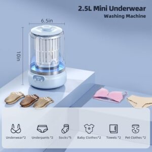 2.5L Portable Washing Machine with Spin-Dry Function