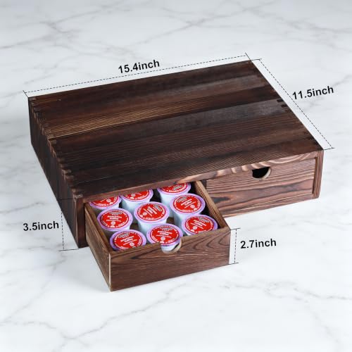 2-in-1 Coffee Maker Stand + Storage Drawers