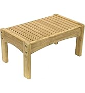 Sorbus Small Bamboo Step Stool - Wooden Foot Rest Stool & Potty Training Stool for Kids Toddlers