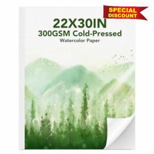 30 Sheets Large Watercolor Paper
