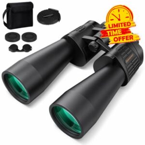 Aurosports 20x70 Binoculars for Adults High Powered Cruise Ship Binocular | Low Light Vision