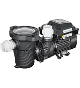 LINGXIAO 3HP Variable Speed Pool Pump - Energy Star Certified Inground Pool Pump, 208-230V Self-P...