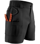 Palmyth 6" Fishing Shorts for Men with Pliers Pocket Quick Dry for Fishing