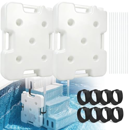 96lbs HDPE Pool Step Weights - Reusable Sand-Fillable Universal Sand Bags