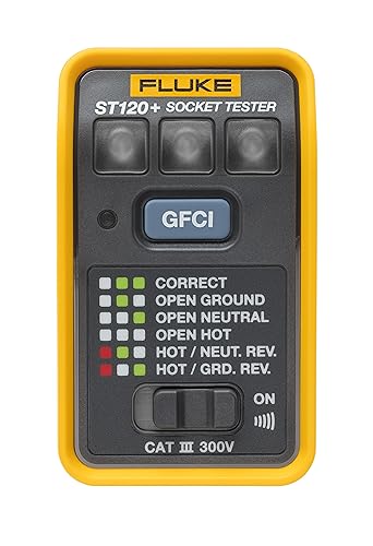 Fluke ST120+ GFCI Socket Tester with Audible Beepe