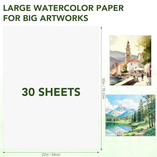 22x30 Inches Cold Press Water Color Paper Pad