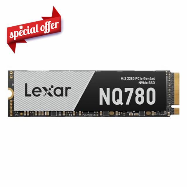Lexar 1TB NQ780 SSD PCIe Gen4 NVMe M.2 2280 Internal Solid State Drive