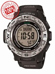 Casio PRW3500 Series | Pro Trek | 100M WR | Compass | Alt/Baro-Thermo | Tough Solar Power | Atomic Timekeeping | 1-100 SEC Stopwatch | Countdown Timer | World Time