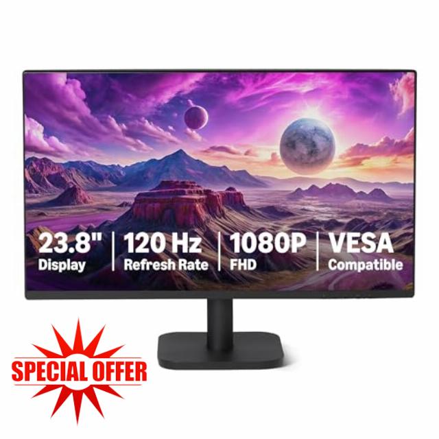 Amazon Basics 23.8-inch 1080P Computer Monitor