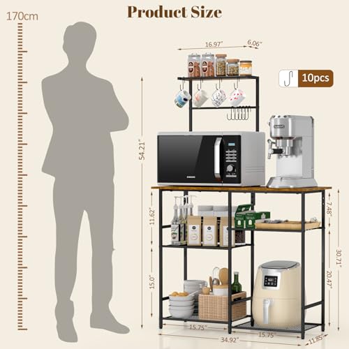 6-Tier Coffee Bar Station