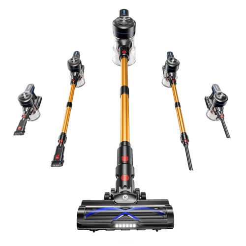 580W 50KPa Self-Standing Stick Vacuum with 65-Min Runtime