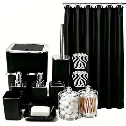 Complete Bathroom Set with Shower Curtain