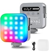 NEEWER Basics RGB Photography Flashlight,4 Colors/20 GOBO Filters/CRI95+/7500mAh,10W 6300K Portab...