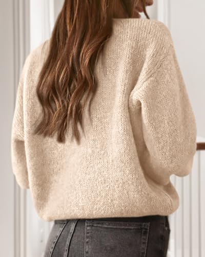 Lightweight Crewneck Cute Sweater Top