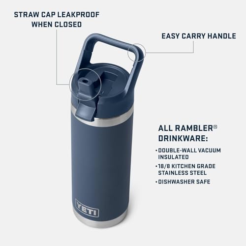 Stainless Steel with Color Matching Straw Cap