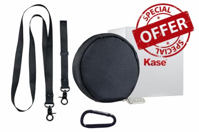 Kase Kninja Magnetic Filter Go Bag/Pouch/Carry Case Ideal for Revolution/Plus up to 82mm (Lanyard