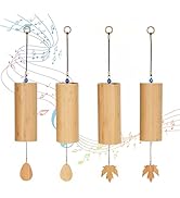 Wind Chime Set of 4 Elements,Sound Healing Instruments with 4 Different Beautiful Tones(Verdant,S...