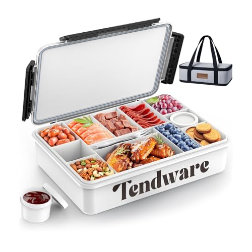 Divided Serving Tray with Insulated Bag