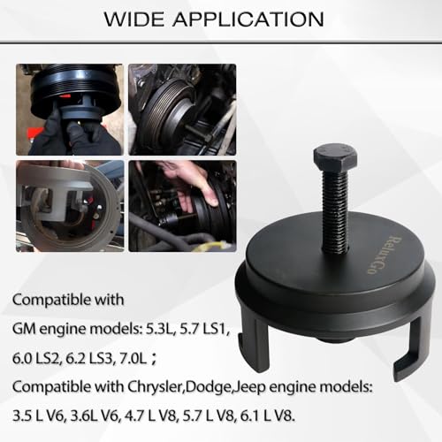 LS Crank Pulley Puller for GM Chrysler Jeep Dodge