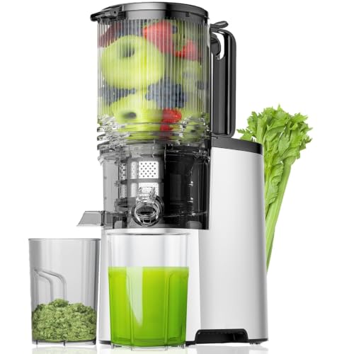 5.8" Wide Feed Chute Juice Extractor Machine with 400W