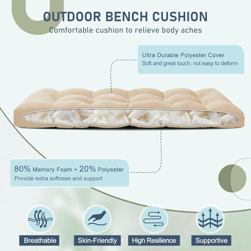 Thick Outdoor Loveseat Cushions