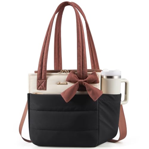 Stylish Puffy Adult Lunch Box with Cup Holder