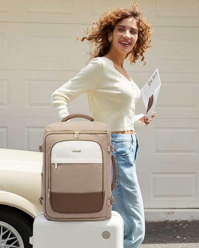 TSA Approved Carry On Backpack with 3 Packing Cubes