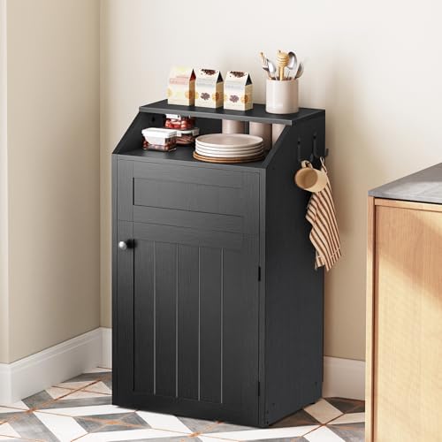 Freestanding Trash Can Cabinet