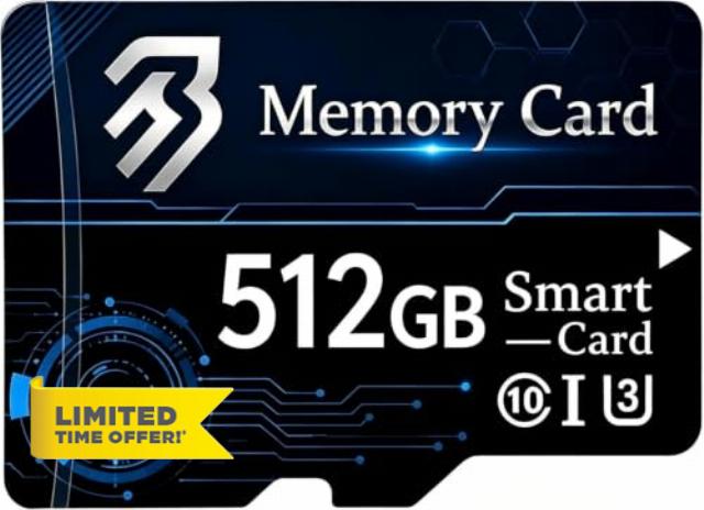 512GB Memory Card with Adapter