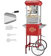 VEVOR Commercial Popcorn Machine, 12 Oz Kettle, 1440 W Countertop Popcorn Maker for 80 Cups per B...