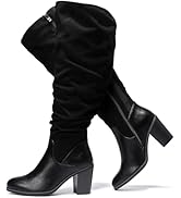 Luoika Women's Extra Wide Calf Knee High Boots, Wide Width Winter Tall Boots.