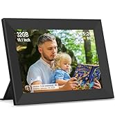 10.1 inch wood digital picture frame