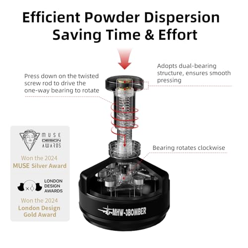 Espresso Distribution Tool with Magnetic Base for Barista