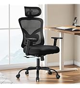 Marsail Ergonomic Office Chair with 6D Armrests, Ergonomic Chair with 3D Adjustable Headrest, Sli...