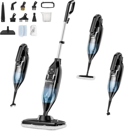 12-in-1 Powerful Handheld Steam Cleaner Detachable Steam Mops for Floor Cleaning