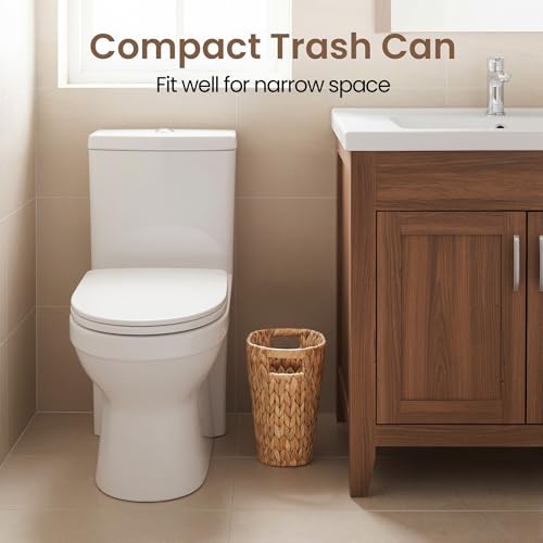 Wicker Waste Basket for Bathroom