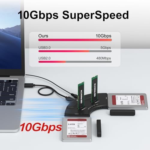 10Gbps USB 3.2 Gen2 Tool-Free UASP Trim for PC Mac Linux Android