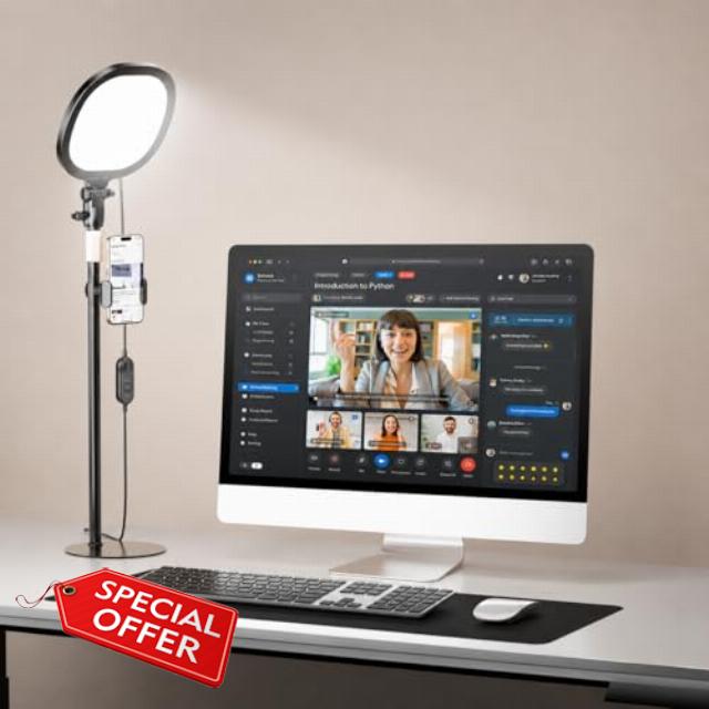 PQRQP Ring Light for Desk