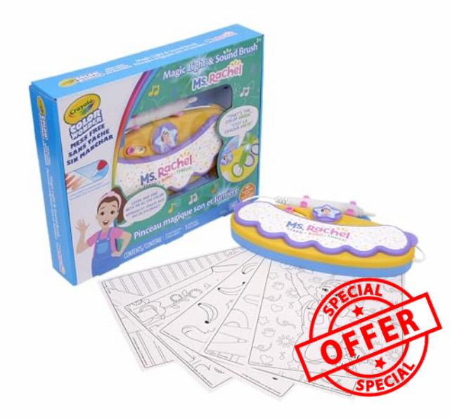Crayola Color Wonder Magic Light Brush Featuring Ms. Rachel