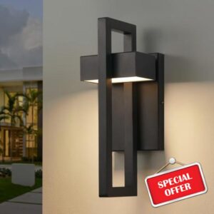 ewei LED Outdoor Wall Sconce Modern Exterior Lighting Fixtures