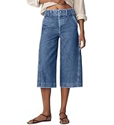 Astylish Womens High Waisted Baggy Jeans Boyfriend Cropped Loose Denim Pants