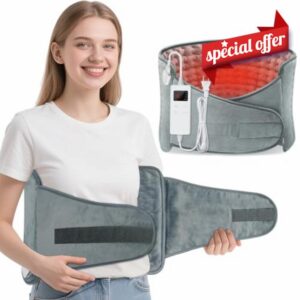 MELCAM Heating Pad for Back Pain Relief