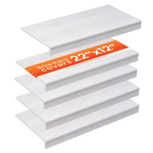 5Pcs 22"x12"Shelf Covers for Wire Shelving