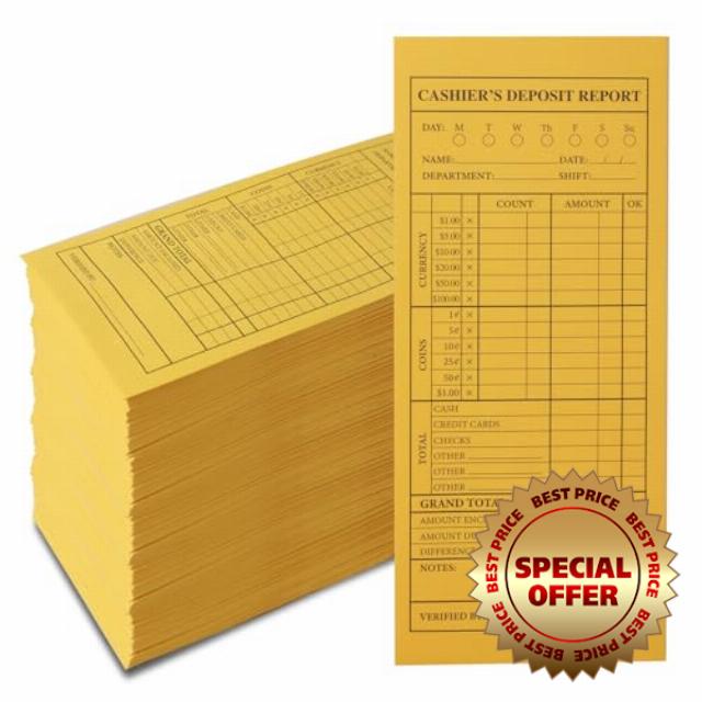 28lb 500Pcs Cash Deposit Envelopes with Self Seal Closure – Cash Envelopes for Small Businesses