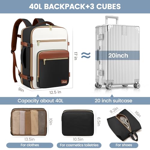 Business Weekender Overnight Daypack with Back Pad and Chest Buckle